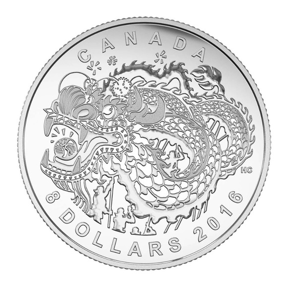 This coin is 99.99% pure silver, with a diameter of 27 millimetres. - Picture 1 of 5